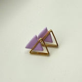 Double Triangle Studs