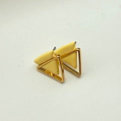 Double Triangle Studs