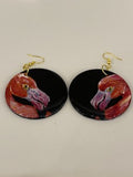 Painted Black Earrings