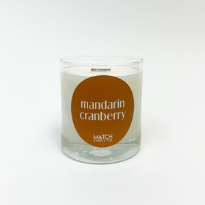 Soy Wax Candles, Wood Wick (Fall + Winter)