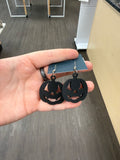 Halloween Wood Dangle Earrings