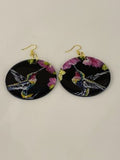 Painted Black Earrings