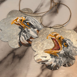 Painted Metal Ornaments