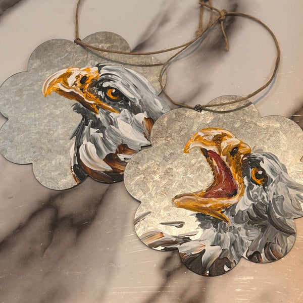 Painted Metal Ornaments