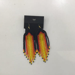 Seed Bead Earrings Med