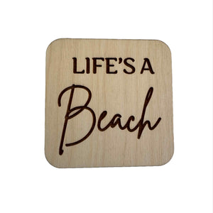 Individual Wood Coasters