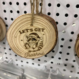 Wood Slide Ornaments