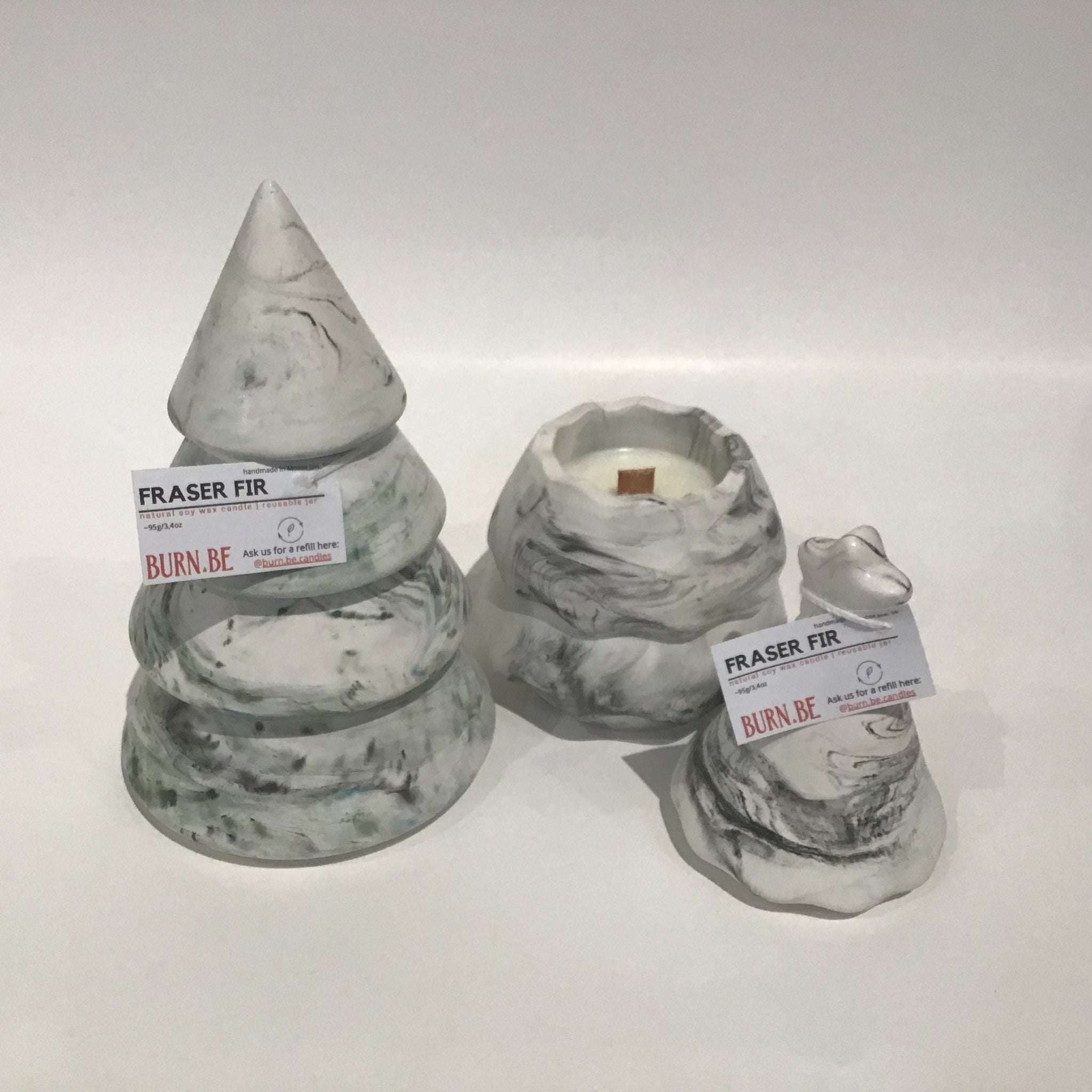 Wood Wick Gypsum Tree Jar Candles