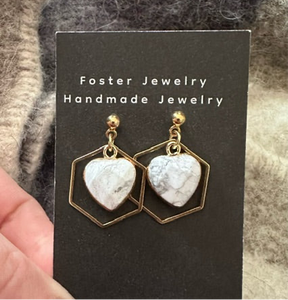 Heart earrings
