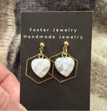Heart earrings