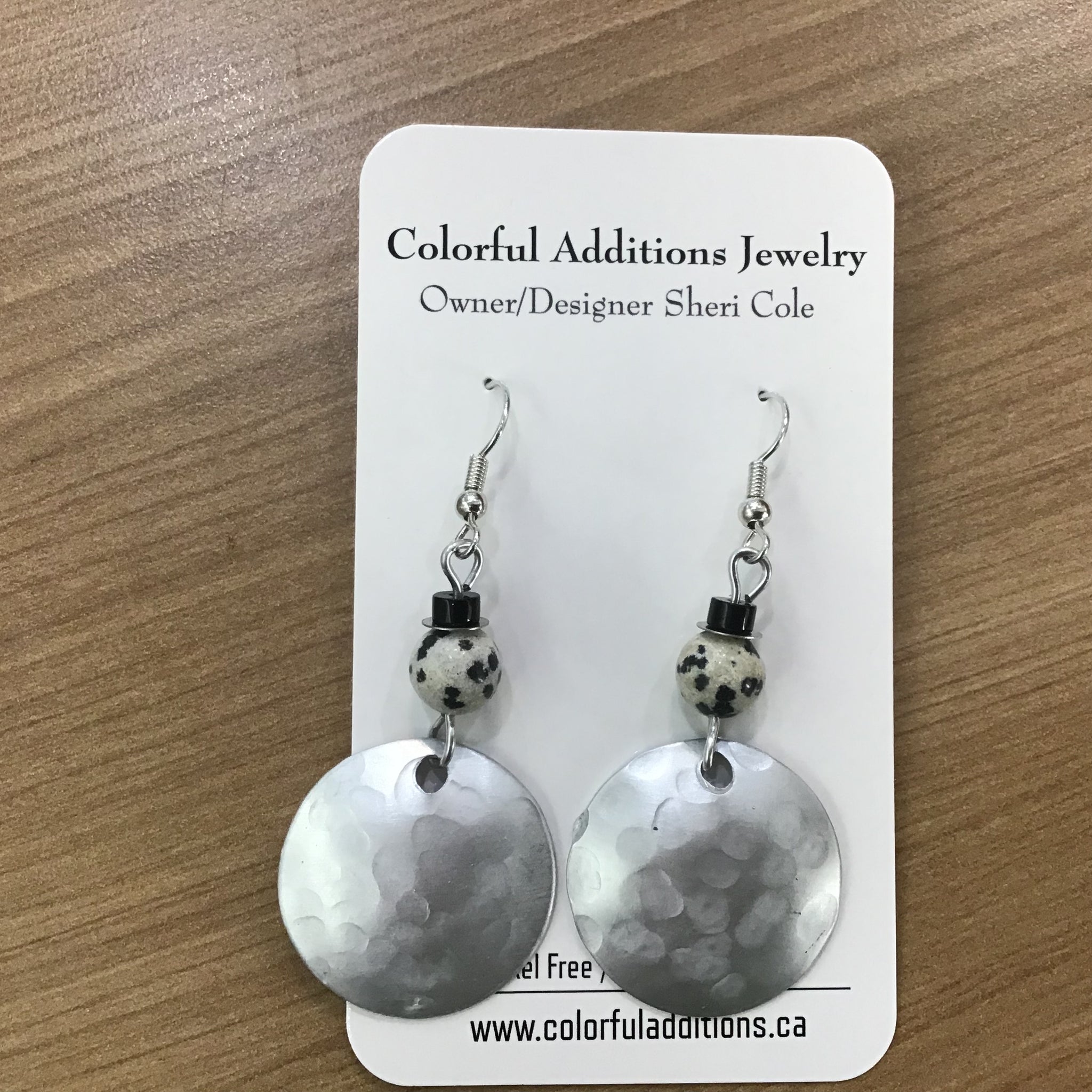 Jasper Silver Earrings Lg