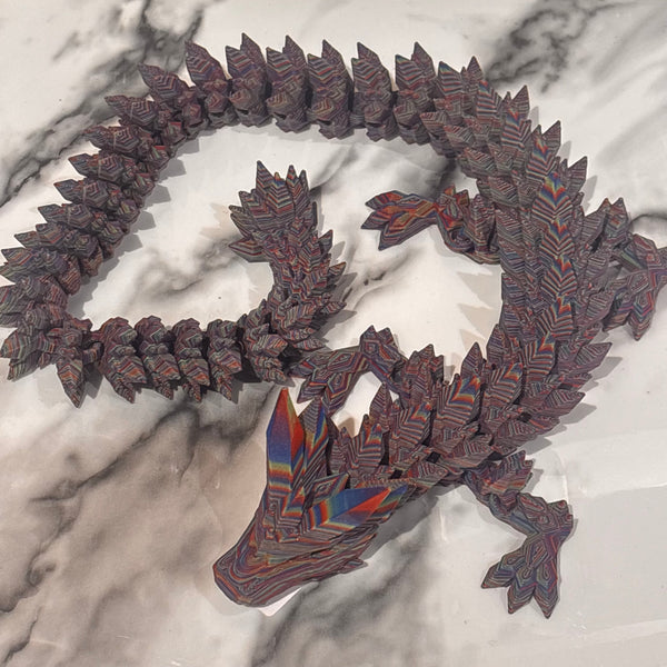 3-D Printed Medium Crystal Dragon