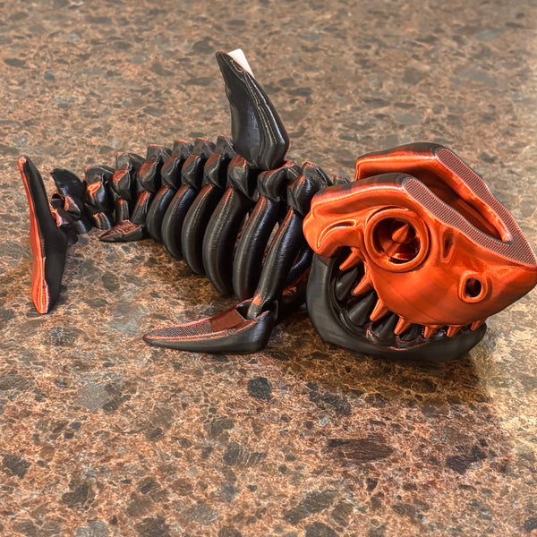 3-D Printed XL Skeleton Shark