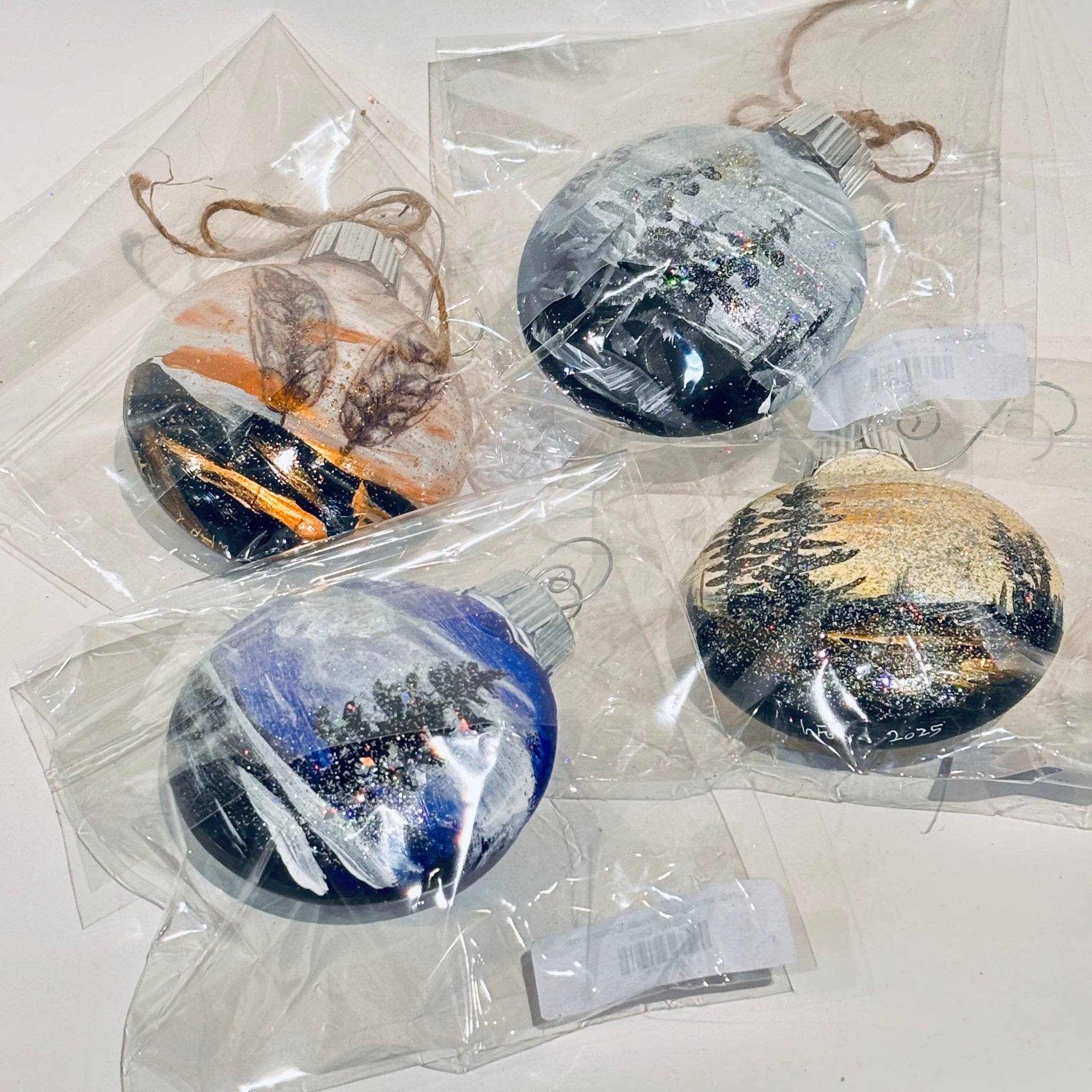 Handpainted Christmas Ornaments