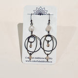 Copper/Bronze Gemstone Earrings