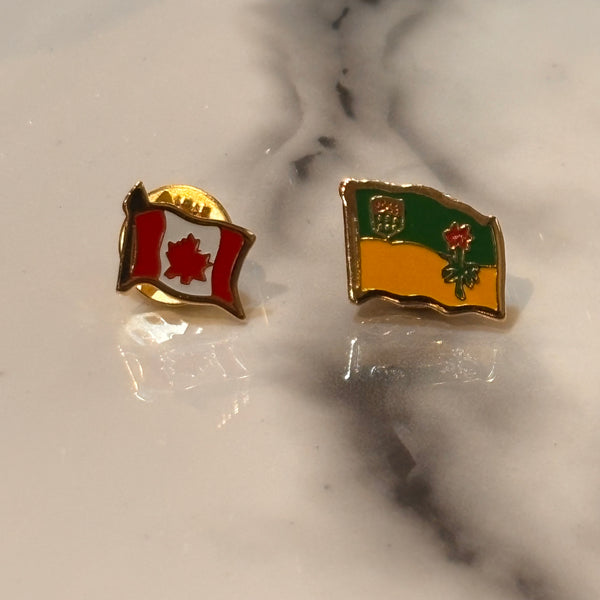 Small Metal Flag Pins
