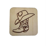Individual Wood Coasters