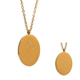 18K Gold Plated, Birth Flower Necklaces
