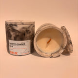Wood Wick Gypsum Jar Candles