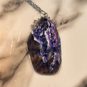 Assorted Painted Stone Necklaces