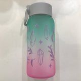 Crystal And Gems Glass Water Bottle