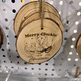 Wood Slide Ornaments