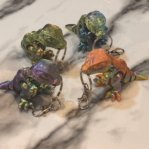 3-D Printed Dino Keychain