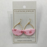 Half Circle Dangle Earrings