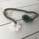 Crocheted Flower Bookmarks