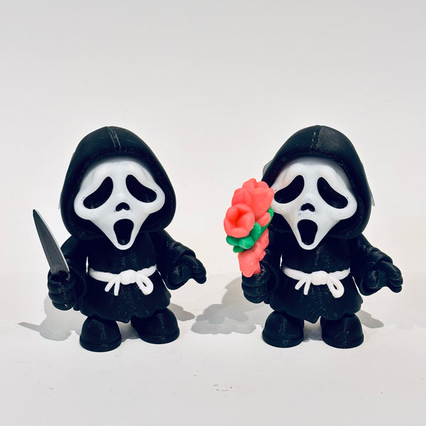 3-D Printed Ghost Face