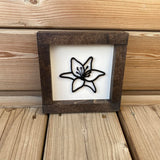 Lily 3D Sign - 6"