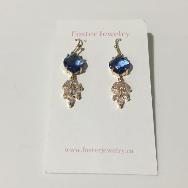 CZ Dangle Earrings