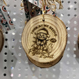 Wood Slide Ornaments