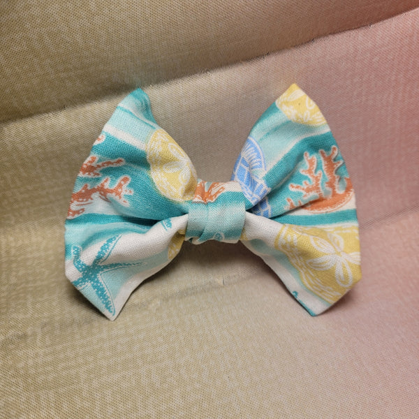 Seashell Dog Bow Tie