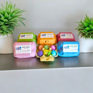 Egg Carton Bath Bombs