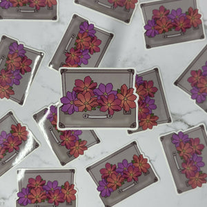 Weatherproof Stickers, Florals
