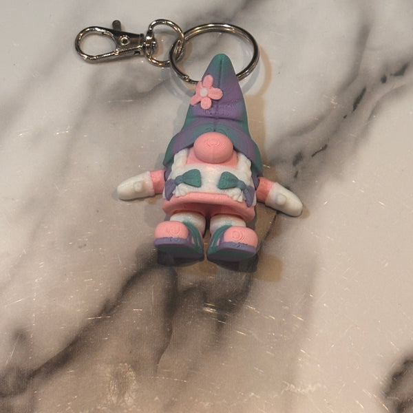 3-D Printed Gnome Keychains