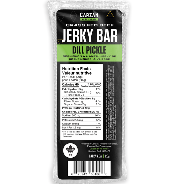 Dill Pickle Jerky Bars