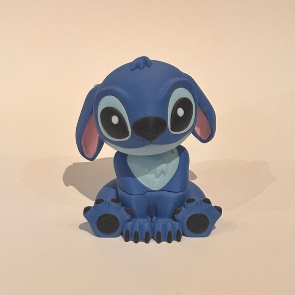 3-D Printed Blue Monster