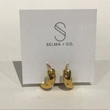 18k Gold Plated Hoops