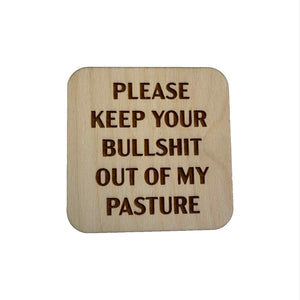 Individual Wood Coasters