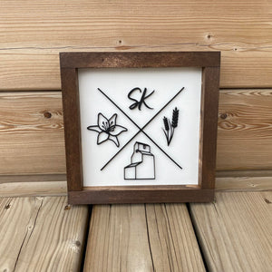 Sask Theme 3D Sign