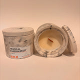 Wood Wick Gypsum Jar Candles