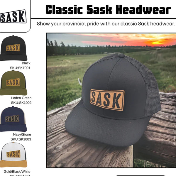 Classic Sask Snapback Hats