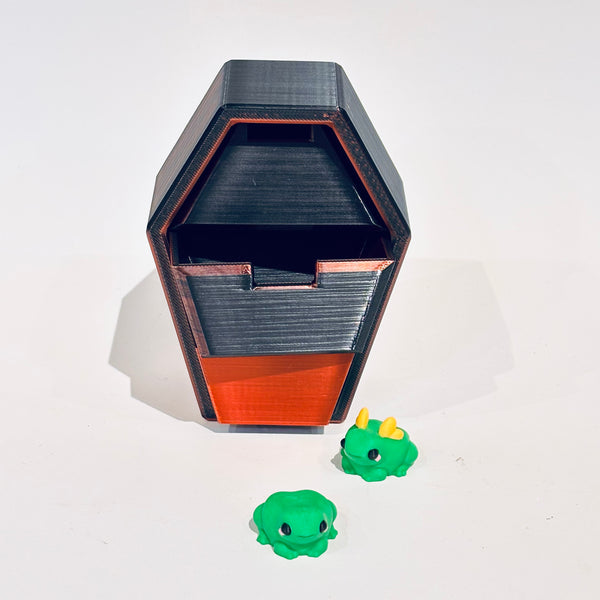 3-D Printed Coffin Caddie and Frog Magnets