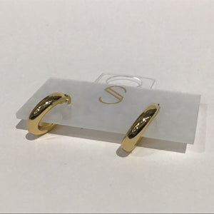 18k Gold Plated Hoops