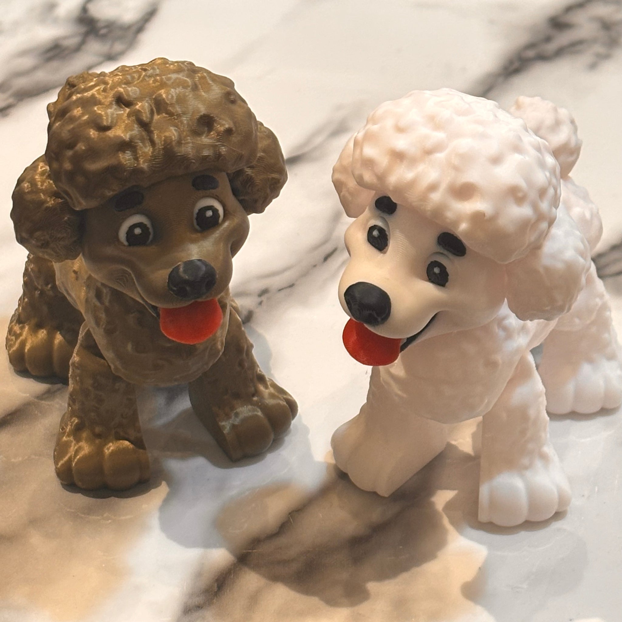 3-D Printed Poodle