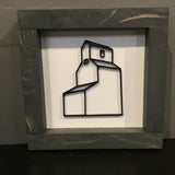 Grain Elevator 3D Sign - 6"