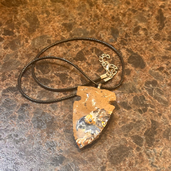Assorted Painted Arrowhead Necklaces