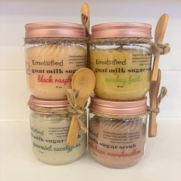 Emulsified Goat Milk Sugar Scrub
